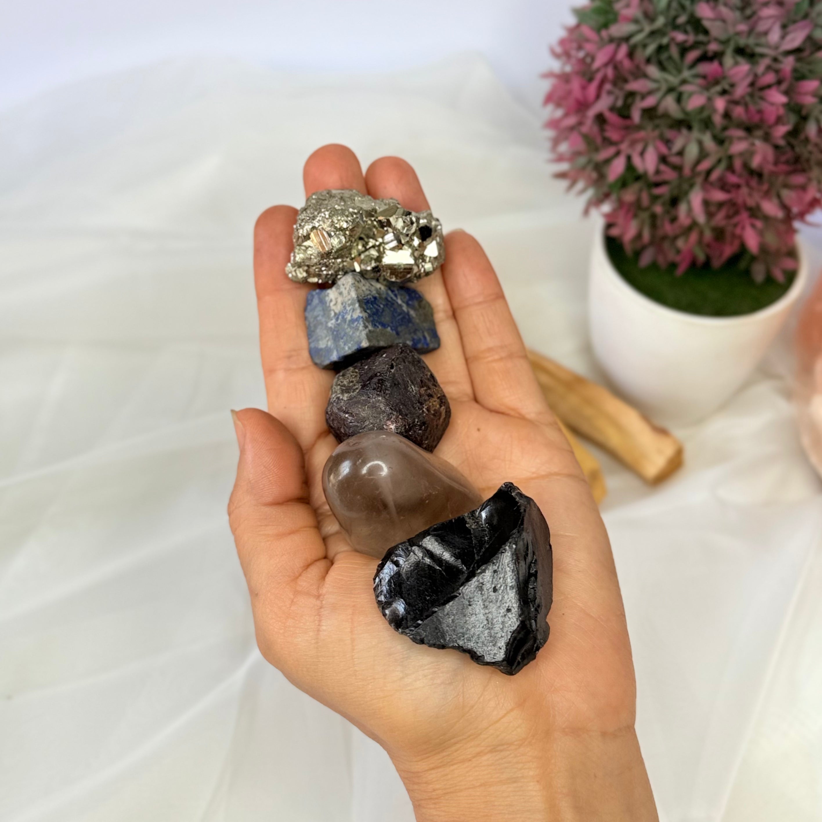 Set de cristales Capricornio