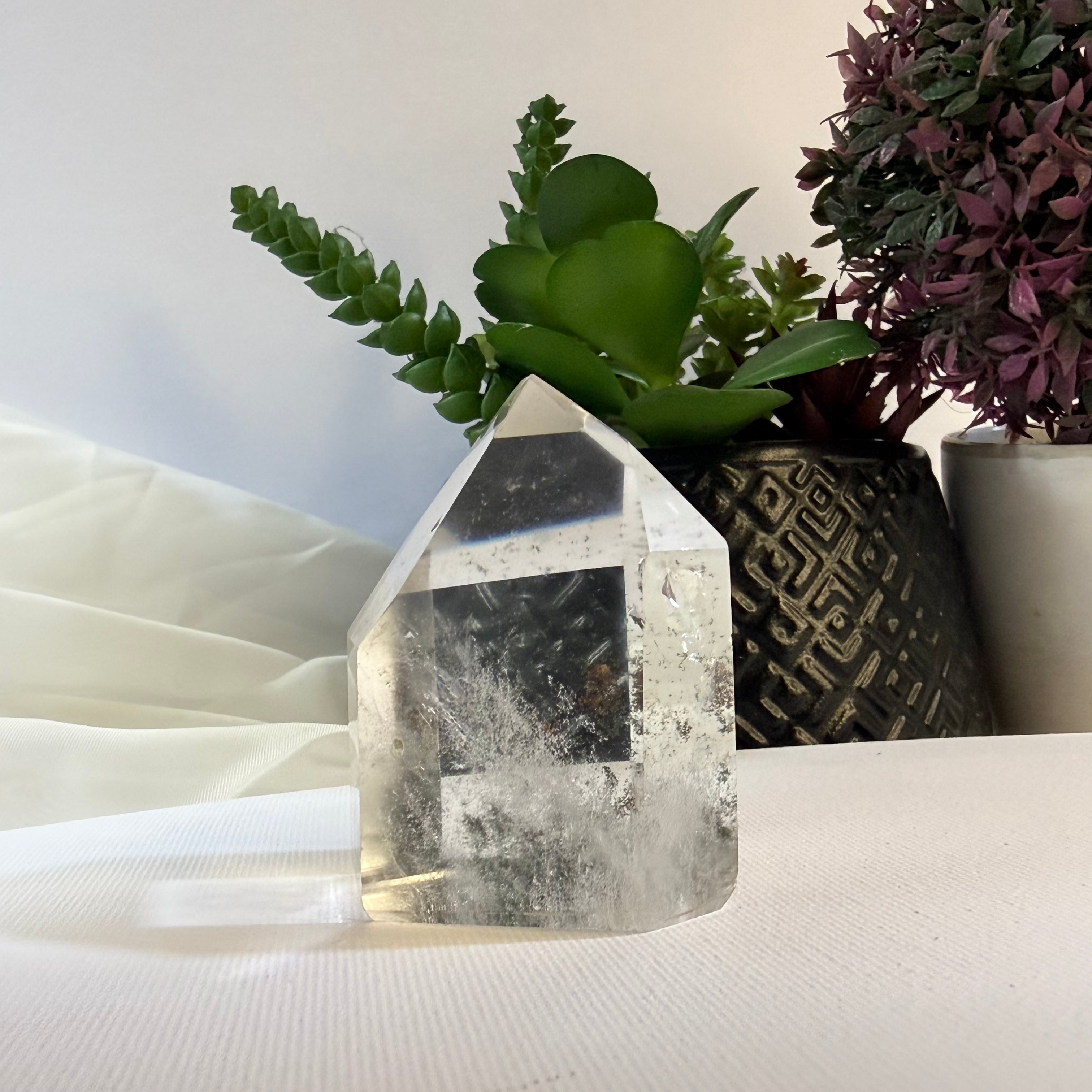 Obelisco de cuarzo Cristal