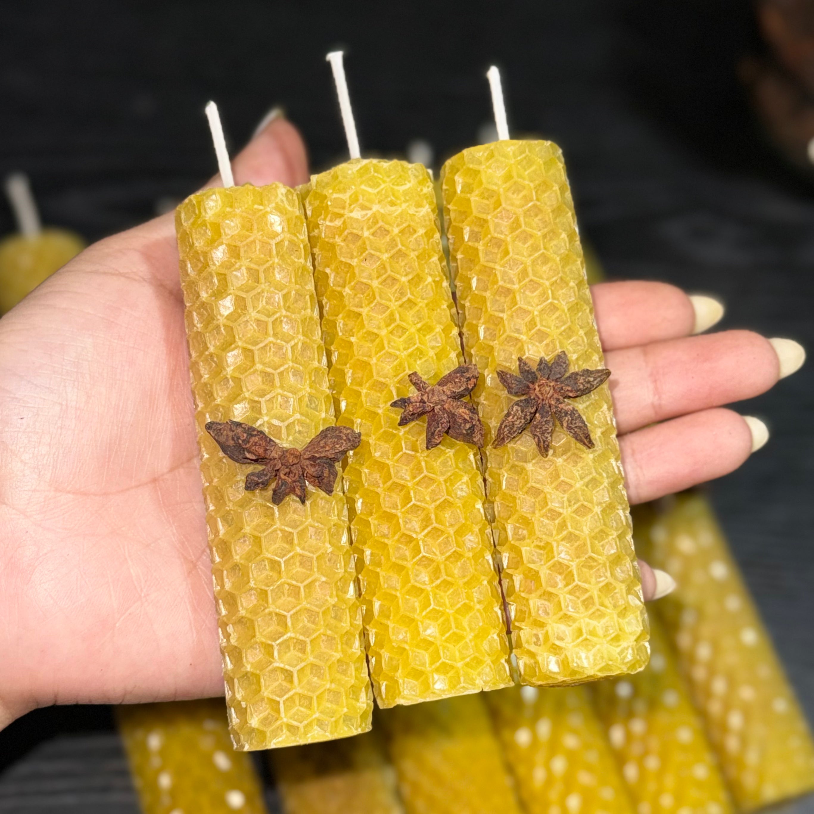 vela de miel manifestadora pequeña