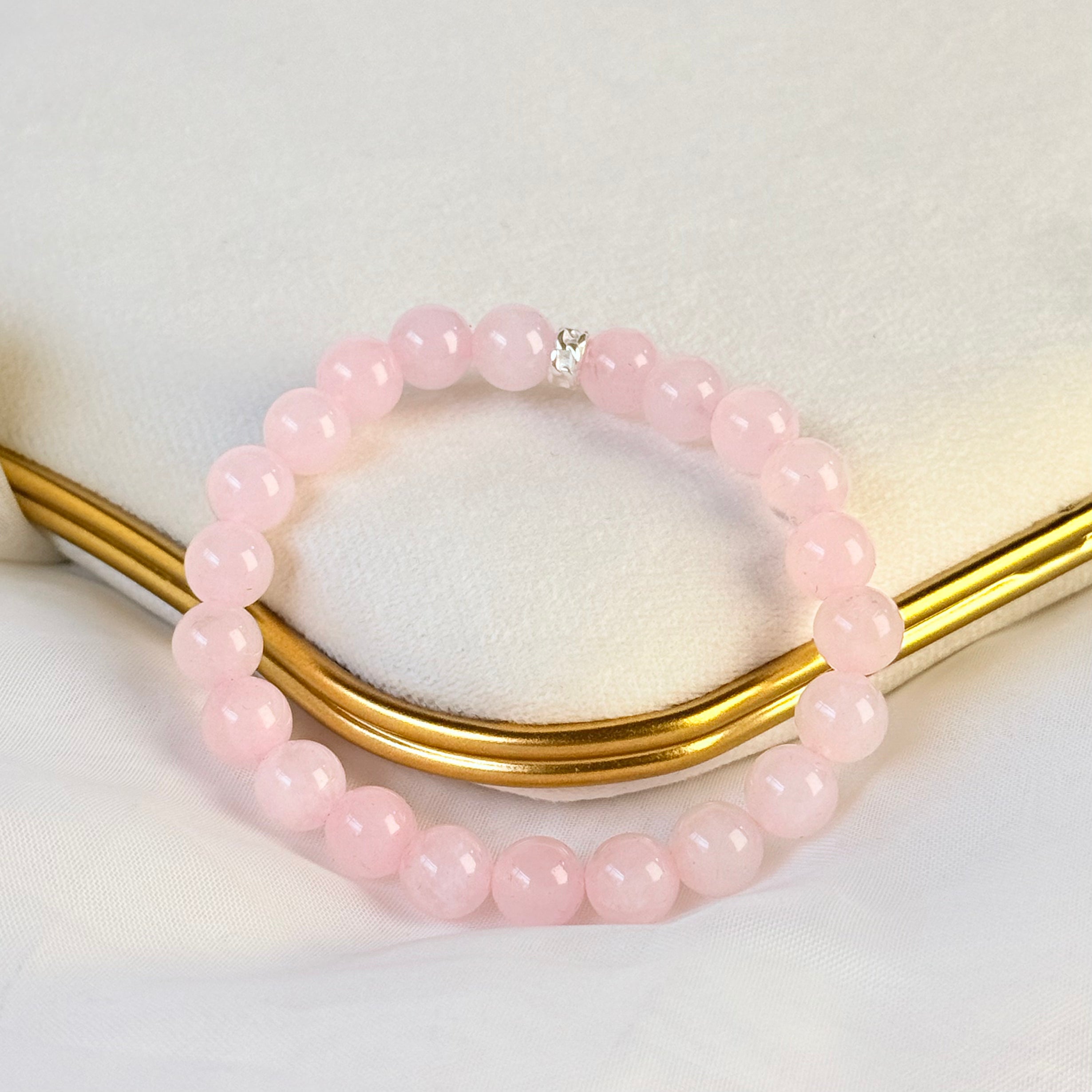Pulsera Cuarzo Rosa